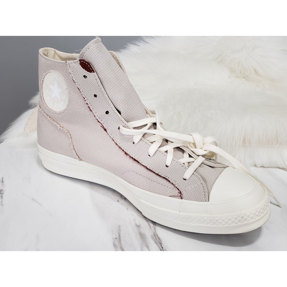 NEW NO BOX SIZE 10 Converse Chuck Taylor 70 HI  172936C‎ Tri Panel Light Silver - Picture 2 of 9